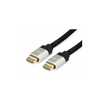 Kábel HDMI 2.1, extrémne vysokorýchlostný, pozlátený, 5 m, EQUIP