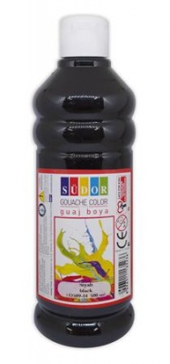 Tempera, 500 ml, Südor, čierna