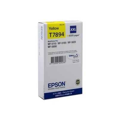 C13T789440 náplň do tlačiarní WF-5110DW, WF-5190DW, EPSON, žltá, 34,2ml