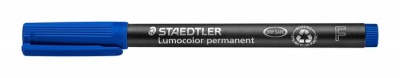 Permanentný popisovač, OHP, 0,6 mm, STAEDTLER "Lumocolor® 318 F", modrá