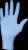 Ochranné rukavice, jednorazové, nitril, XS méret, 100 ks, nepudrované, modrá