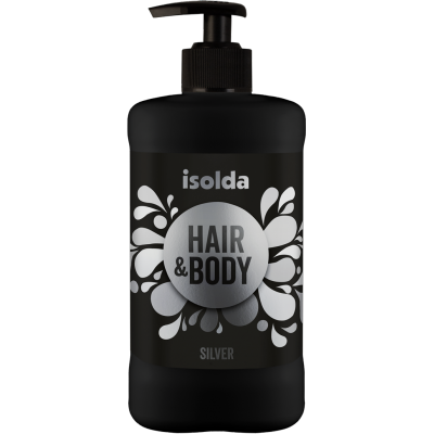 ISOLDA SILVER LINE Hair &amp; Body Shampoo 400ml