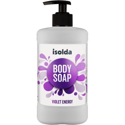 ISOLDA Violet energy body soap 400ml