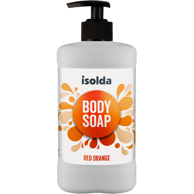 ISOLDA Red orange body soap 400ml