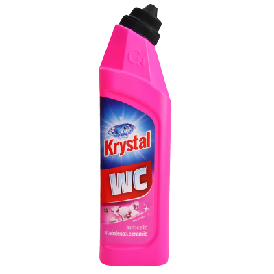 Krystal WC 750ml kyslý na nerez a keramiku, rúžový