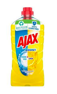 Ajax na podlahy Boost Baking 1 l Soda &amp; Lemon (žltý)