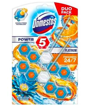 WC košik Domestos Lotus Pomaranč 2x53g